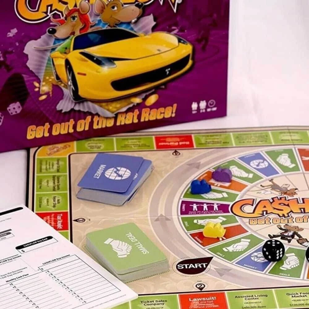 Cashflow Board Game, Rich Dad Investment Game Cashflow Board Game, Rich Dad Investment Game